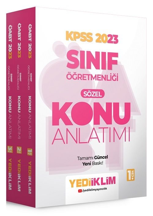 Yediiklim 2023 ÖABT Sınıf Öğretmenliği Konu Anlatımı Modüler Set Yediiklim Yayınları