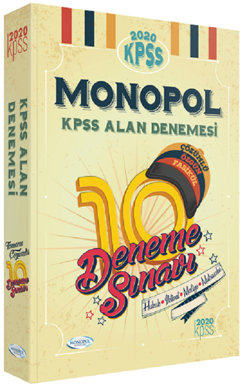 SÜPER FİYAT Monopol 2020 KPSS A Grubu 10 Deneme Çözümlü Monopol Yayınları