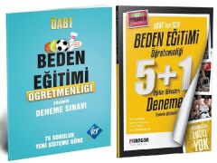 SÜPER FİYAT KR Akademi + Paragon ÖABT Beden Eğitimi 1+5 Deneme 2 li Set KR Akademi + Paragon Yayıncılık