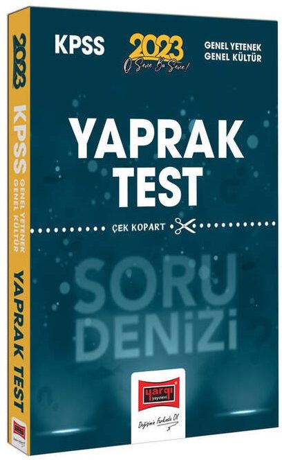 Yargı 2023 KPSS Genel Yetenek Genel Kültür Soru Denizi Yaprak Test Çek Kopart Yargı Yayınları