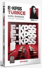 SÜPER FİYAT Aklımdavar EKPSS Türkçe Soru Bankası Çözümlü - Sinem Ülkü Aklımdavar Yayıncılık