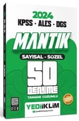 Yediiklim 2024 KPSS ALES DGS Sayısal Sözel Mantık 50 Deneme Çözümlü Yediiklim Yayınları