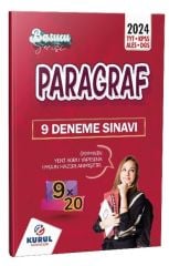 Kurul 2024 TYT KPSS ALES DGS Paragraf Başucu Serisi 9x20 Deneme Çözümlü Kurul Yayıncılık