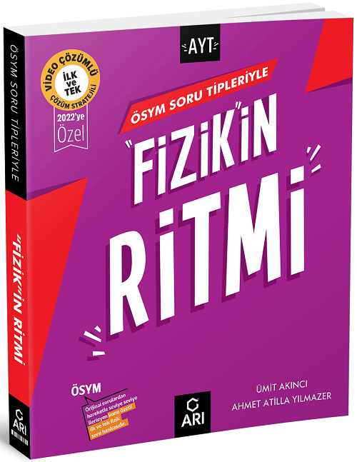 Arı Yayınları 2022 YKS AYT Fizik in Ritmi Soru Bankası Çözümlü Arı Yayınları