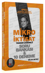 İndeks Akademi 2024 KPSS A Grubu Mikro İktisat Soru Bankası ve 10 Deneme Çözümlü - Bilge Beyaz İndeks Akademi Yayıncılık