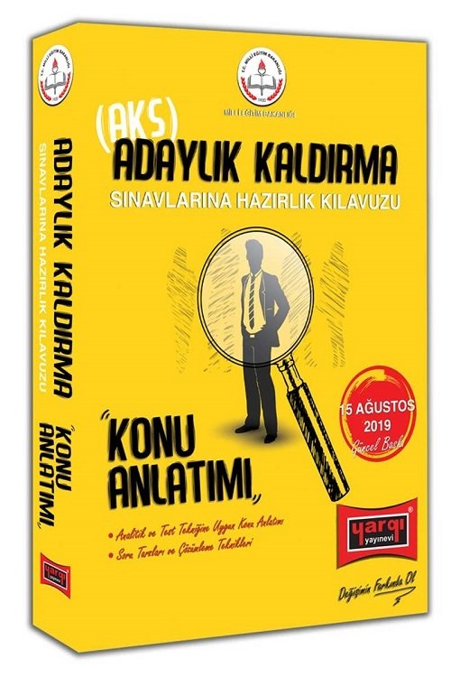 SÜPER FİYAT Yargı 2019 MEB Milli Eğitim Bakanlığı AKS Adaylık Kaldırma Konu Anlatımı Yargı Yayınları