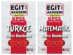 Eğit Akademi KPSS Türkçe+Matematik Atama Serisi Soru Bankası 2 li Set Eğit Akademi