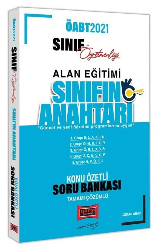 Yargı 2021 ÖABT Sınıf Öğretmenliği Sınıfın Anahtarı Alan Eğitimi Konu Özetli Soru Bankası Çözümlü Yargı Yayınları