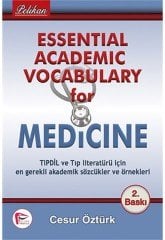 Pelikan Essential Academic Vocabulary for Medicine Cesur ÖZTÜRK Pelikan Yayınları