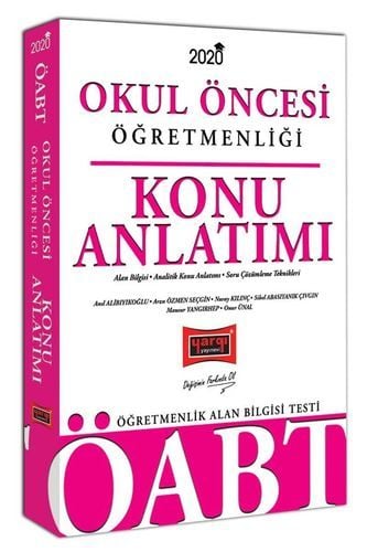 Yargı 2020 ÖABT Okul Öncesi Öğretmenliği Konu Anlatımı Yargı Yayınları