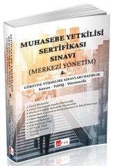 Akfon Muhasebe Yetkilisi Sertifika Sınavı Merkez Yönetim Akfon Yayınları