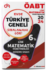 Dijital Hoca 2024 ÖABT Lise Matematik Öğretmenliği Türkiye Geneli Kurumsal 6 Deneme PDF Çözümlü Dijital Hoca Akademi