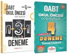 Yönerge + İndeks 2023 ÖABT Okul Öncesi 4+5 Deneme 2 li Set - Muhammet Güngör Yönerge + İndeks Akademi Yayınları