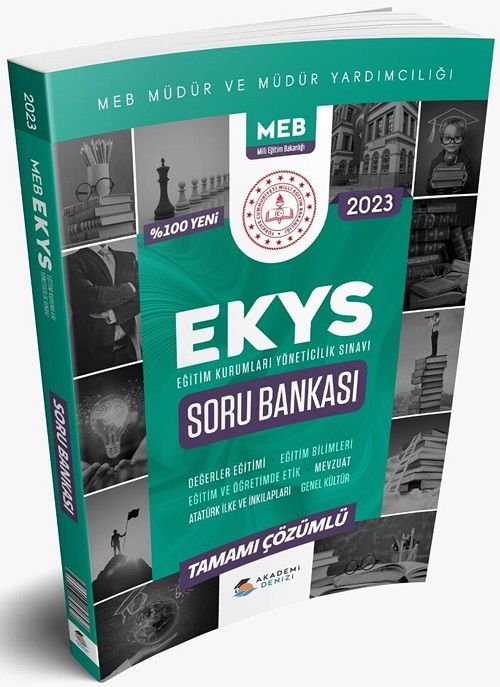 Akademi Denizi 2023 MEB EKYS Müdür ve Yardımcılığı Soru Bankası Çözümlü Akademi Denizi