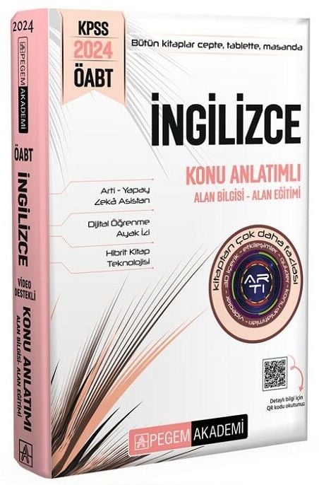 Pegem 2024 ÖABT İngilizce Konu Anlatımlı Pegem Akademi Yayınları