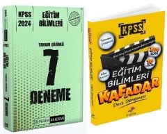 Pegem + Dizgi 2024 KPSS Eğitim Bilimleri 7+10 Deneme 2 li Set - Bilal Genç Pegem Akademi Yayınları