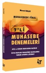4T Yayınları KPSS A Grubu Muhasebe Final 7 Deneme Çözümlü 4T Yayınları