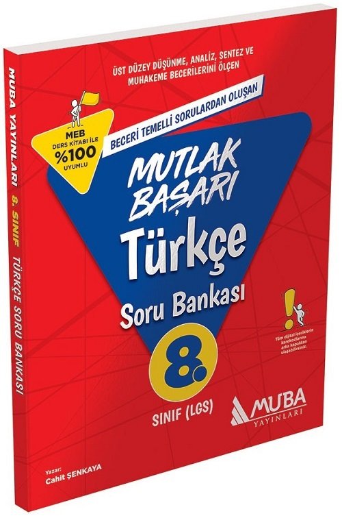 Muba 8. Sınıf LGS Türkçe Mutlak Başarı Soru Bankası Muba Yayınları