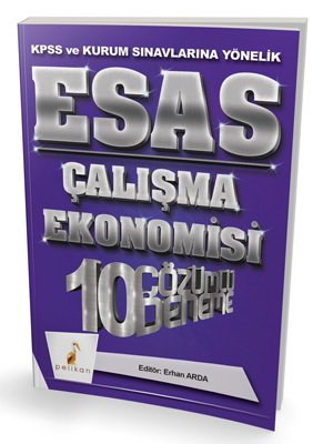 Pelikan KPSS A ESAS Çalışma Ekonomisi 10 Deneme Çözümlü Pelikan Yayınları