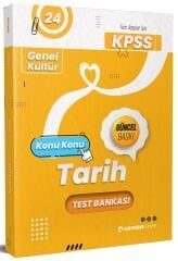 Uzman Kariyer 2024 KPSS Tarih Test Bankası Yaprak Test Uzman Kariyer Yayınları