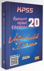 Makro Kitabevi 2024 KPSS Vatandaşlık 20 Deneme Dijital Çözümlü Makro Kitabevi