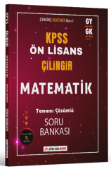 Dijital Hoca KPSS Ön Lisans Matematik Çilingir Soru Bankası Çözümlü Dijital Hoca Yayınları
