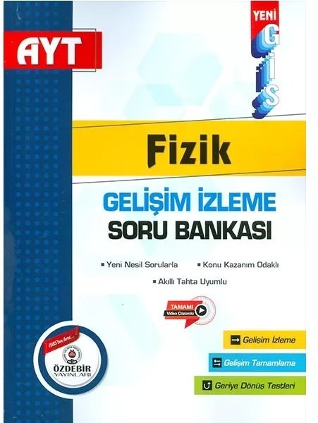 Özdebir YKS AYT Fizik Gelişim İzleme Soru Bankası Özdebir Yayınları