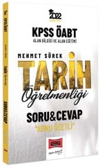 Yargı 2022 ÖABT Tarih Öğretmenliği Konu Özetli Soru Cevap Bankası - Mehmet Sürek Yargı Yayınları