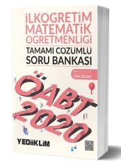 Yediiklim 2020 ÖABT İlköğretim Matematik Öğretmenliği Soru Bankası Yediiklim Yayınları