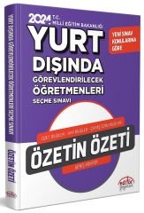 Editör 2024 MEB Yurt Dışında Görevlendirilecek Öğretmenleri Seçme Sınavı Özetin Özeti Editör Yayınları