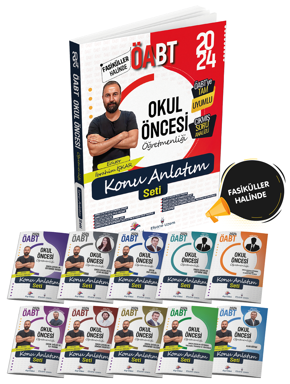 Dizgi Kitap 2024 ÖABT Okul Öncesi Öğretmenliği Fasikül Konu Anlatım Set - İbrahim İşkar Dizgi Kitap Yayınları