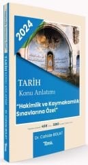 Temsil 2024 Hakimlik Kaymakamlık Tarih Konu Anlatımı - Cahide Bolat Temsil Yayınları