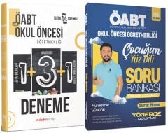 Yönerge 2023 ÖABT Okul Öncesi Soru + İndeks 5 Deneme 2 li Set - Muhammet Güngör Yönerge + İndeks Akademi Yayınları