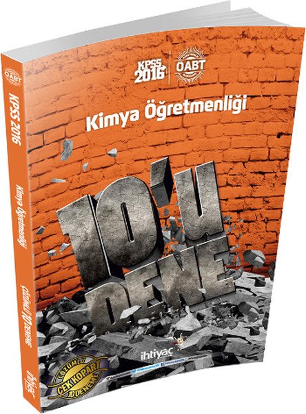 SÜPER FİYAT İhtiyaç ÖABT Kimya Öğretmenliği 10 Deneme Çözümlü İhtiyaç Yayıncılık