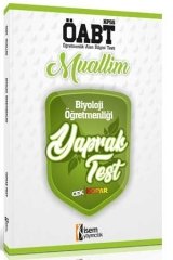 İsem 2019 ÖABT Muallim Biyoloji Öğretmenliği Yaprak Test İsem Yayınları