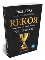 KR Akademi 2021 KPSS Genel Yetenek Genel Kültür REKOR Soru Bankası PDF Çözümlü KR Akademi