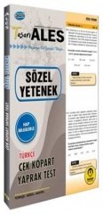 Tasarı 2021 ALES Türkçe Sözel Yetenek Yaprak Test Çek Kopart Tasarı Yayınları