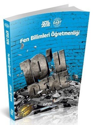 SÜPER FİYAT İhtiyaç ÖABT Fen Bilimleri Öğretmenliği 10 Deneme Çözümlü İhtiyaç Yayıncılık