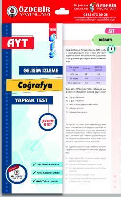 Özdebir YKS AYT Coğrafya Yaprak Test Özdebir Yayınları