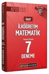 Pegem 2020 ÖABT İlköğretim Matematik 7 Deneme Çözümlü Pegem Akademi Yayınları