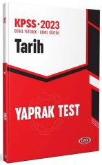 SÜPER FİYAT Data 2023 KPSS Tarih Yaprak Test Data Yayınları