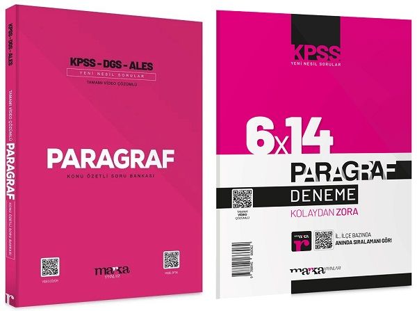Marka KPSS Paragraf Soru + 6 Deneme 2 li Set Marka Yayınları