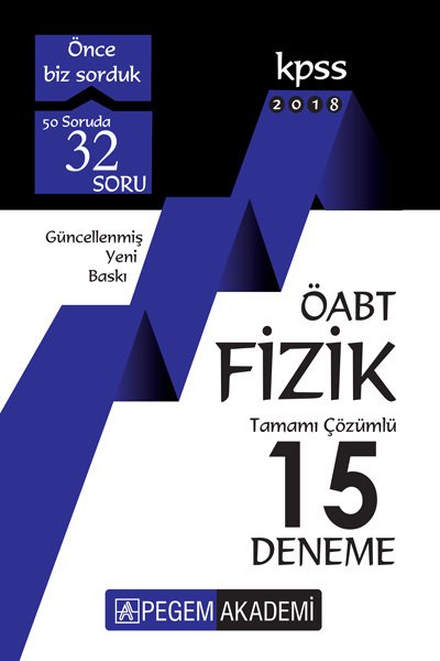 SÜPER FİYAT Pegem 2018 ÖABT Fizik 15 Deneme Çözümlü Pegem Akademi Yayınları