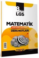 Marka 2024 8. Sınıf LGS Matematik Özet Konu Anlatımlı Ders Notları Marka Yayınları