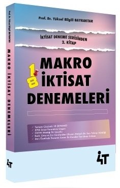 4T Yayınları KPSS A Grubu Makro İktisat Denemeleri 4T Yayınları