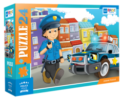 Police Polis 24 Parça Puzzle Blue Focus Games
