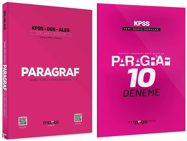 Marka KPSS Paragraf Soru + 10 Deneme 2 li Set Marka Yayınları