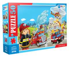 Fireman İtfaiyeci 50 Parça Puzzle Blue Focus Games
