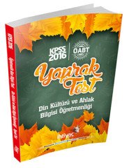 SÜPER FİYAT İhtiyaç ÖABT Din Kültürü ve Ahlak Bilgisi Öğretmenliği Yaprak Test İhtiyaç Yayıncılık