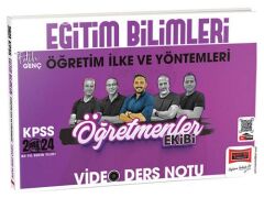 Yargı 2024 KPSS Eğitim Bilimleri Öğretmenler Ekibi Öğretim İlke ve Yöntemleri Video Ders Notu - Fatih Genç Yargı Yayınları